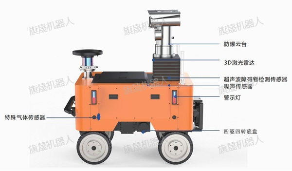 天然氣場站巡檢機器人